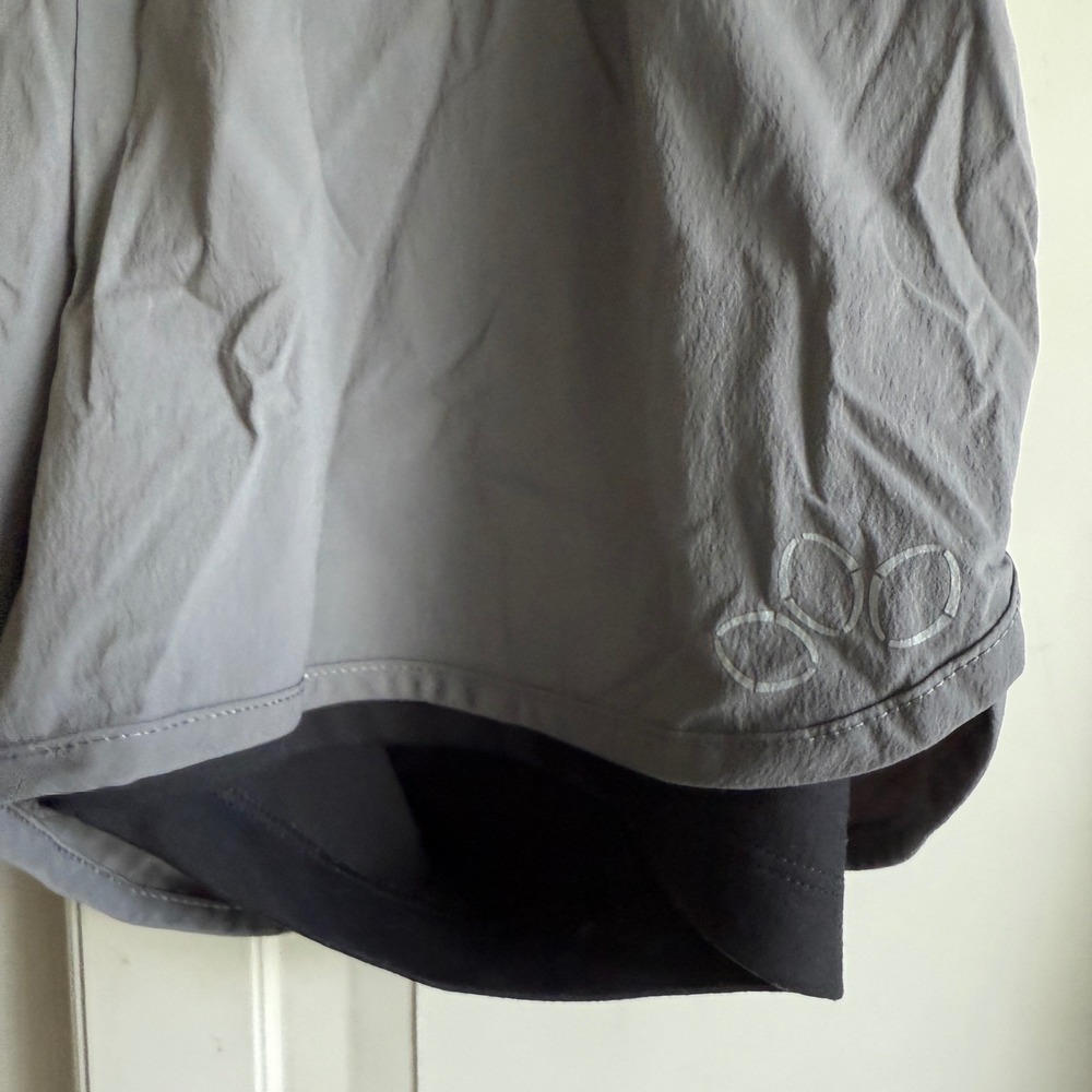 REI Co-op Active Running Shorts Womens Small‎ Gray Black Athletic Gym - Picture 6 of 6
